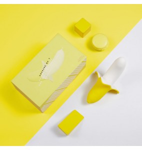 YY Horse - Little Banana Vibrator Wand (Chargeable - Yellow)